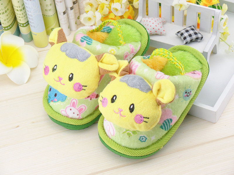 Pantoufles enfants en suède pour hiver - semelle autre - Ref 1015460 Image 34