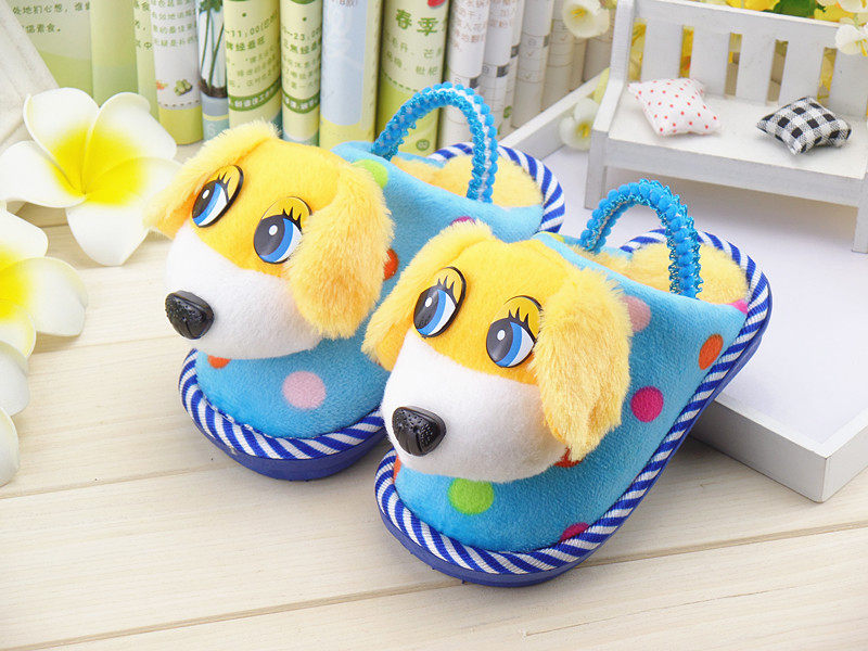 Pantoufles enfants en suède pour hiver - semelle autre - Ref 1015460 Image 46