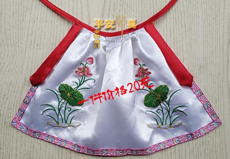 Embroidery professional Buddha Buddha Bodhisattva Guanyin embroidery Satin Lotus small cloak shawl Thousand Buddha coat coat cape direct sales