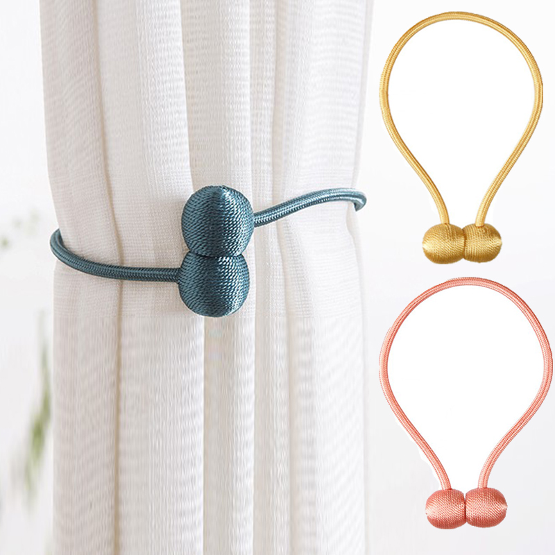 Magnet Curtain Buckle Strap Binding Curtain Ring Curtain Ring Balcony Door Curtain Bedroom Curtain Tie Rope Curtain Tape