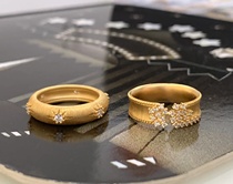 Yan Ximengya Jewelry Gold Ring Pure Gold Pure Gold Jewelry Net gold weight calculated by billing in the live broadcast room