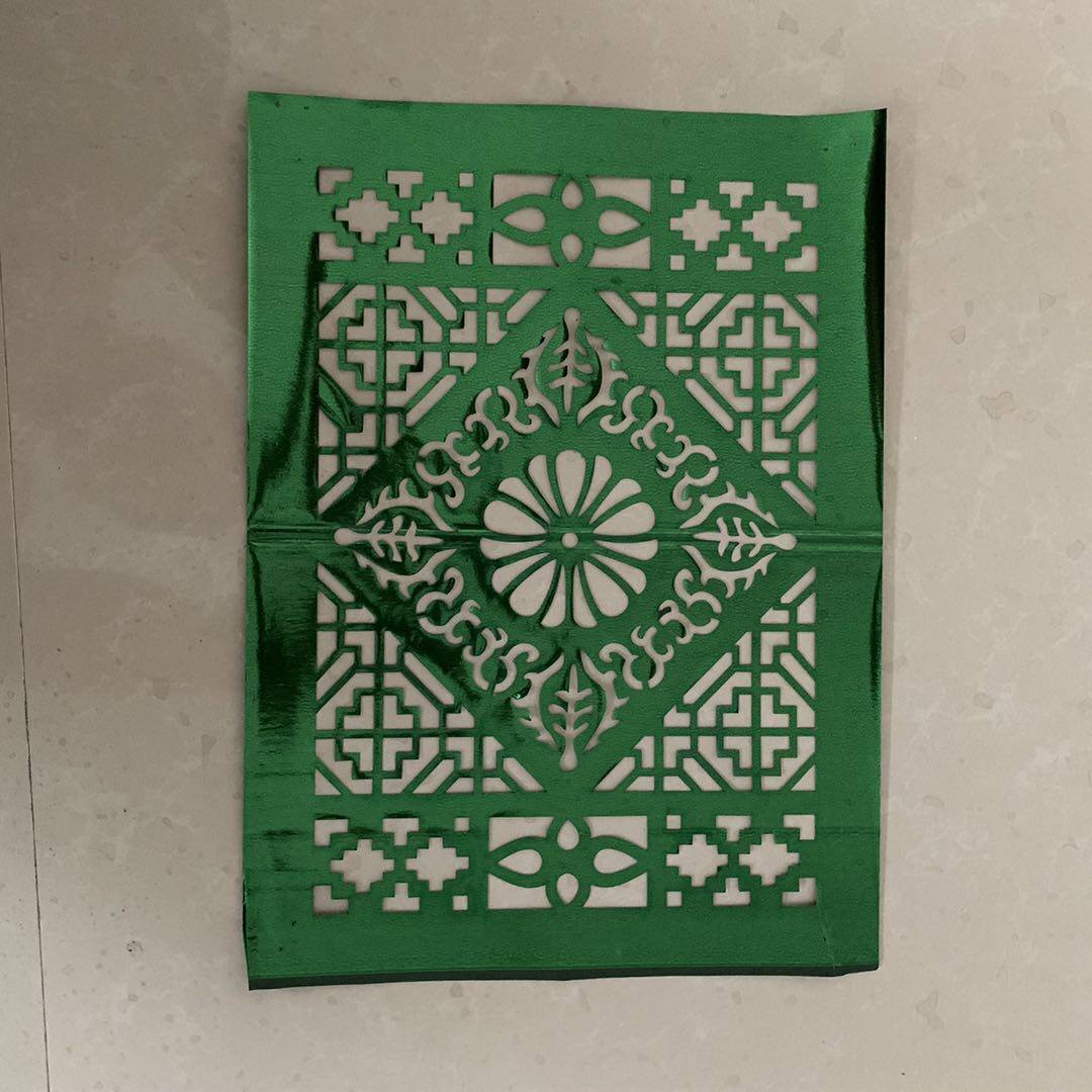 Five packs (hollow lace paper) sacrificial paper tie accessories brick paper door and window paper funeral supplies tie paper accessories