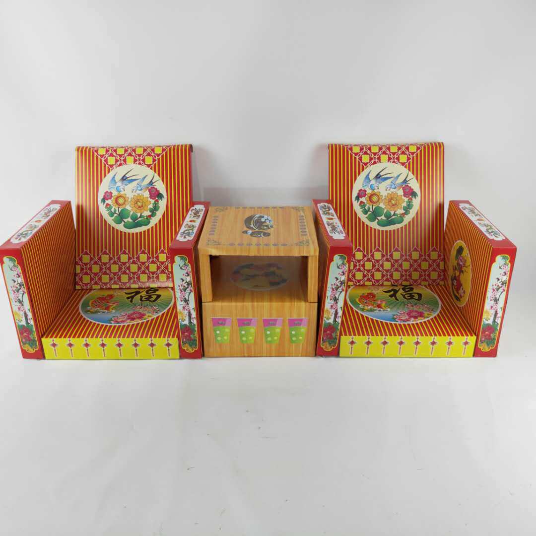 Sacrificial Supplies Burning Paper Money Funeral Funerary sofa paper Living paper Dead Man Sacrifice for the Dead Man of the Dead