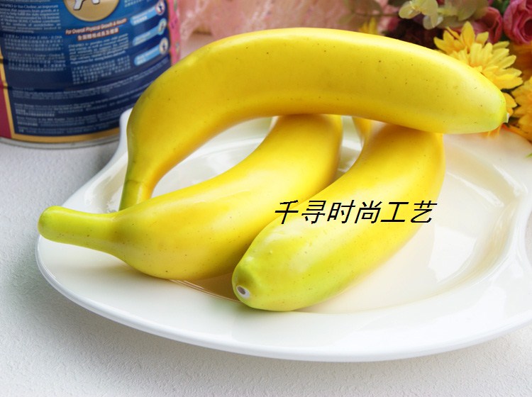Promotion Imitation Real Fake Fruit Shop Campus Teaching Fruit Model Props Simulation Banana