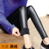 Cộng thêm quần legging nhung dày 2018 mới chân đen bút chì quần mùa thu đông và quần bó sát da ấm áp quần tây baggy Khởi động cắt
