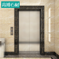 Elevator door cover door frame border line whole body marble imitation natural stone TV background wall frame decorative strip