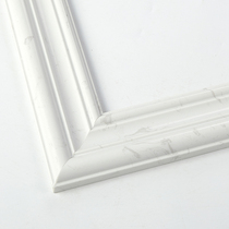 Pass door set line window sill edging TV background wall decoration artificial marble stone edge line Jazz White