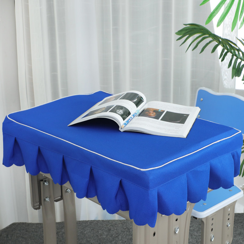 Classroom tablecloth table set for elementary school students 40 × 60 custom school tablecloth kindergarten table in blue table mat
