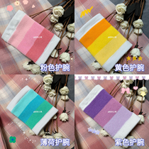 (Wrist guard)JK take pictures with purple pink yellow cute girl ins summer sports wrist sheath uniform grid skirt