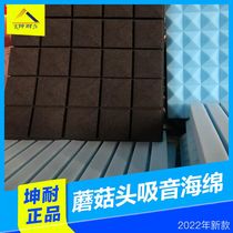 (Kun) mushroom head sponge Recording studio Soundproof Cotton Listening room soundproof cotton eco-friendly