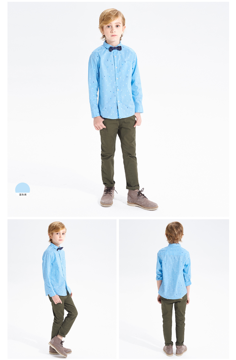 Chemise garcon à manche longue - Ref 2073324 Image 11