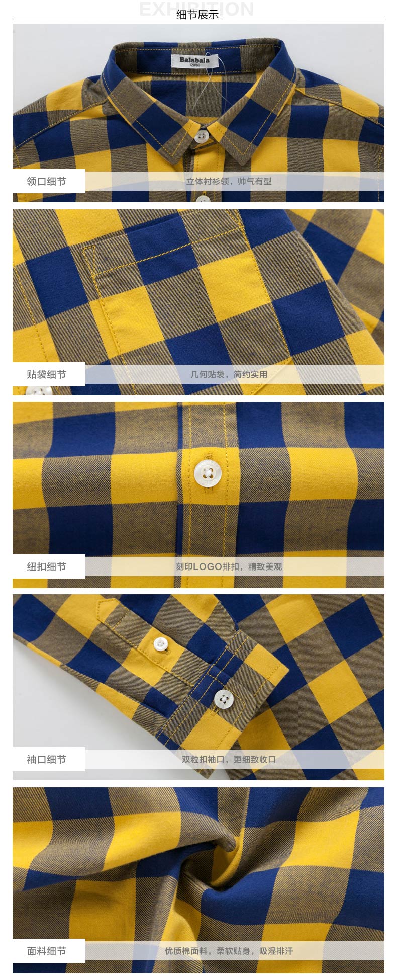 Chemise garcon à manche longue - Ref 2074634 Image 25