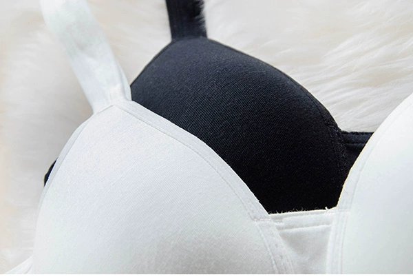 Dây đeo nhẹ và rộng vai cô gái áo ngực mỏng mang thai cotton thoáng khí mồ hôi thoải mái đồ lót không có vòng thép