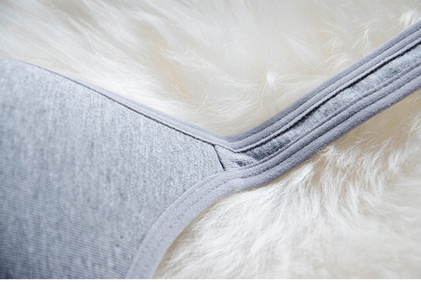 Dây đeo nhẹ và rộng vai cô gái áo ngực mỏng mang thai cotton thoáng khí mồ hôi thoải mái đồ lót không có vòng thép áo lót k dây