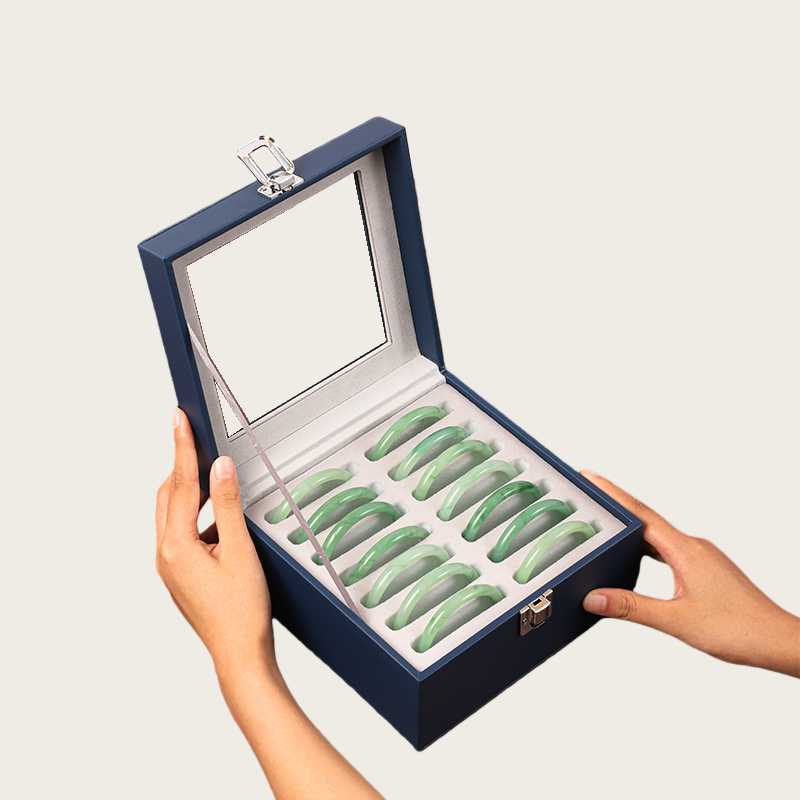 Bracelet Storage Box, Jade Bracelet Storage Box, Household Gold and Jade Bracelet Box, High-End Jewelry Bracelet Box