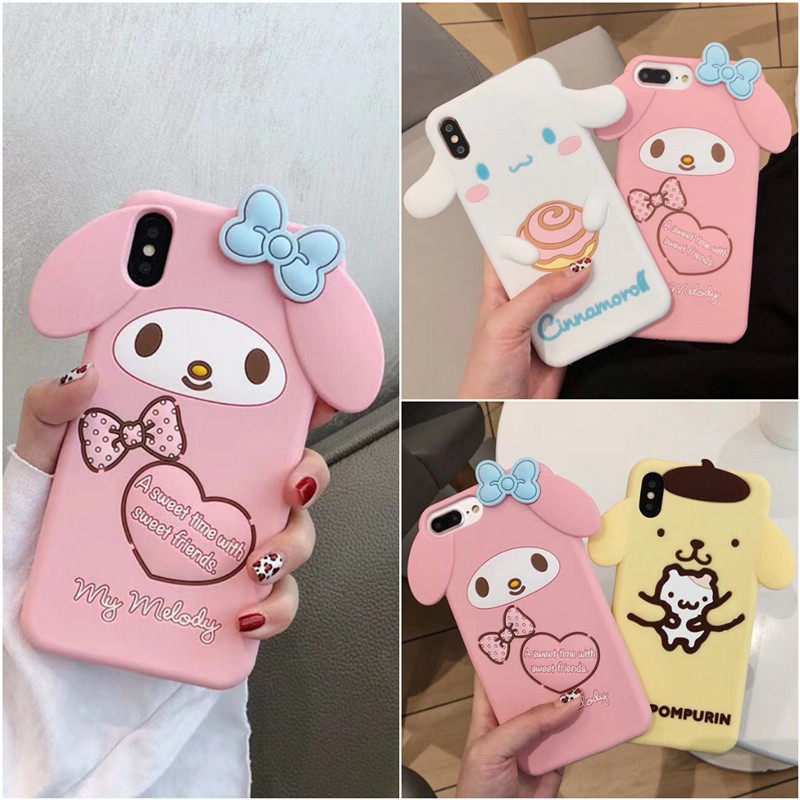 Suitable for Apple x mobile phone protective shell 7plus female 6s six xs seven xr anti-fall Yugui dog lying down iphonexsmax set