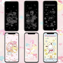 iphone11 Steel Membrane Promax Fullscreen Xr 12 Cartoon Xsmax Polyp KT Apply Apple X Cell Phone Membrane