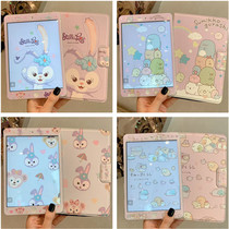 New ipad10 5air tempered film mini45 protective case mini 23 ipad5 color film 9 7 cartoon 10 2