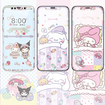 iphone11 tempered film promax chrome xr full screen xs coverage xmax suitable for apple x mobile phone film 7p