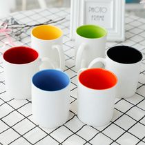 White to make interior color photo mug to make mark cup custom logo print advertising diy active gift memento cup