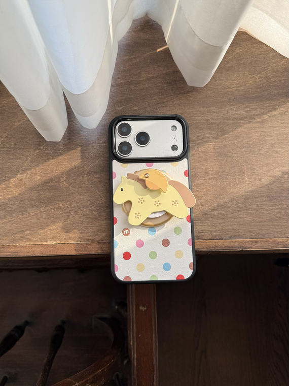 Retro Polka Dot Color Block iPhone Case for iPhone 17, 16, 15, 14 and 13 - view 9