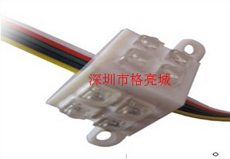 Hot sale Taiwan 8-light triangle marquee LED triangle light advertising edge marquee 90 180 degree light
