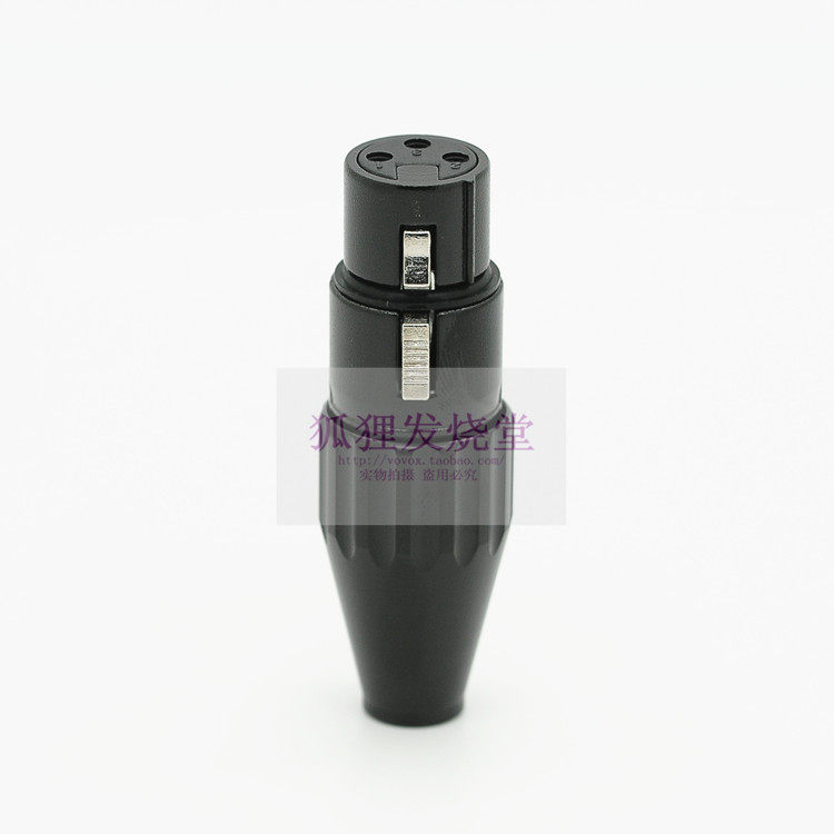 Japanese ancient river FP-702F (G) Fever XLR Balanced head mother plug plated 24K gold Another FP-701 male