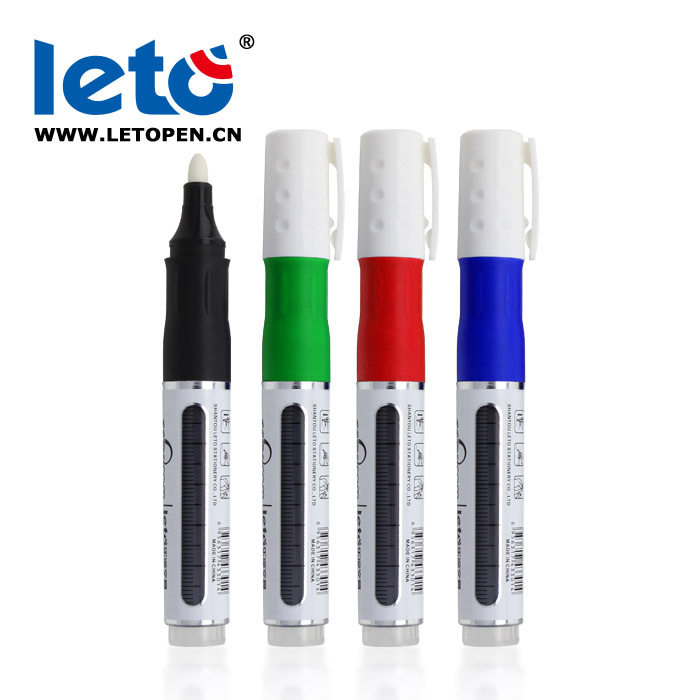 Large capacity straight liquid whiteboard pen Easy to wipe Press type non-toxic erasable whiteboard pen can add ink can change the ink sac