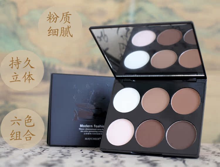 Authentic sáu màu ba chiều khả năng sửa chữa che khuyết điểm bột dưỡng ẩm có độ bóng cao bên Yin phấn phủ sulwhasoo