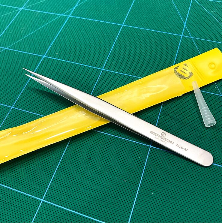 Modification tools Swiss original import BERGEON 7026 - 27 tweezer finger clamp anti - magnetic