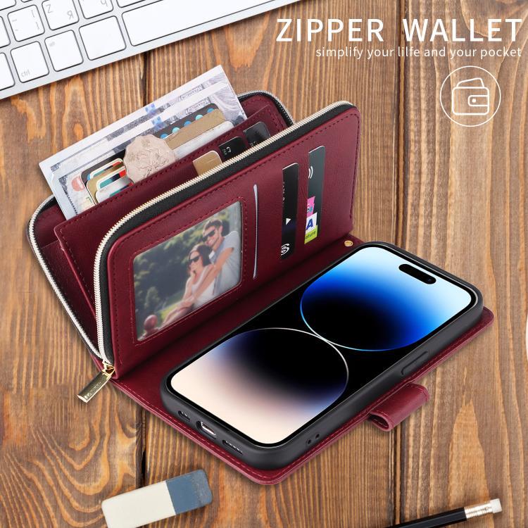 Suitable for Samsung A53 Phone Case, A23 Protective Cover, A56 Anti-Drop, A13 New Model, A36 European and American Wallet-Style Leather Case, A16 Zipper Card Holder, A35 A55 A25 A15 S24 S23 S22 S34