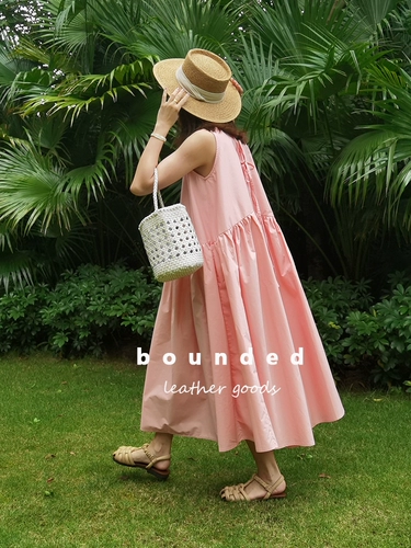 Кожаная плетеная портативная брендовая корзина, сумка через плечо, воловья кожа