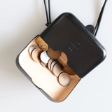 Минималистичный оригинальный картхолдер, сумка через плечо, небольшая сумка, из натуральной кожи, изысканный стиль