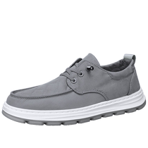 Mulinsen canvas mens shoes summer breathable sports and leisure sneakers soft soles for work old Beijing cloth shoes for men