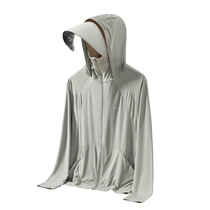 Mulinsen summer sun protection clothing for men and women light and breathable 2024 new anti-UV ice silk sun protection clothing jacket