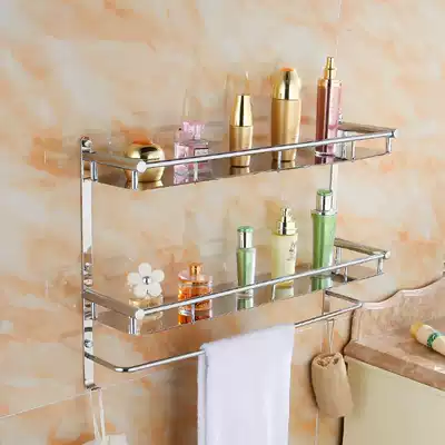 Bathroom powder room shelf 304 stainless steel corner basket wall wall hanging toilet corner triangle basket multi-layer