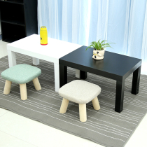 Simple long square table corner a few sides sofa side table creative window small table small tea table Lac table coffee table dinner