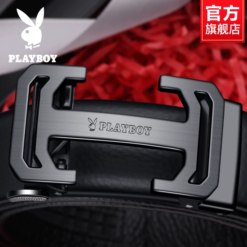 Пояс мужской высокого класса Playboy, кожаные штаны, натуральная кожа