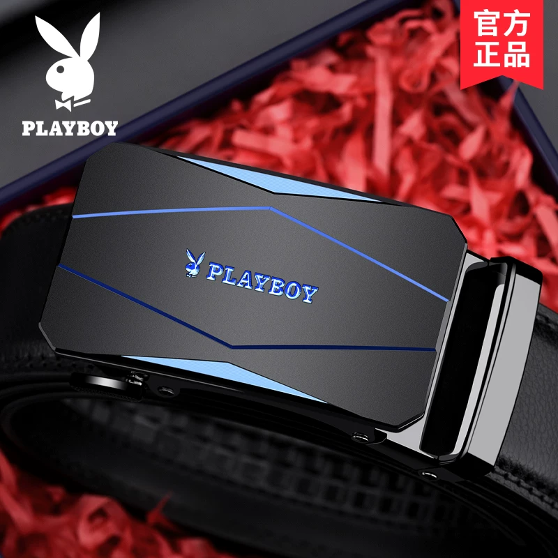 Пояс мужской высокого класса Playboy, кожаные штаны, натуральная кожа
