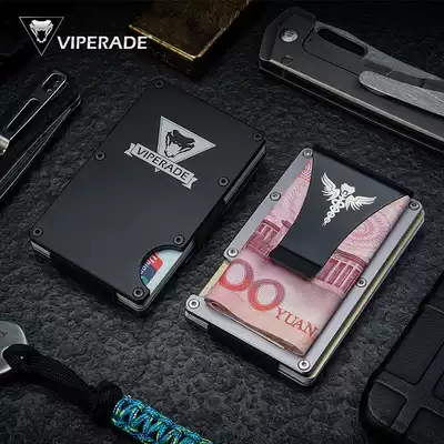 VIPERADE Viper C9 EDC wallet banknotes credit card storage bag creative metal card holder simple wallet