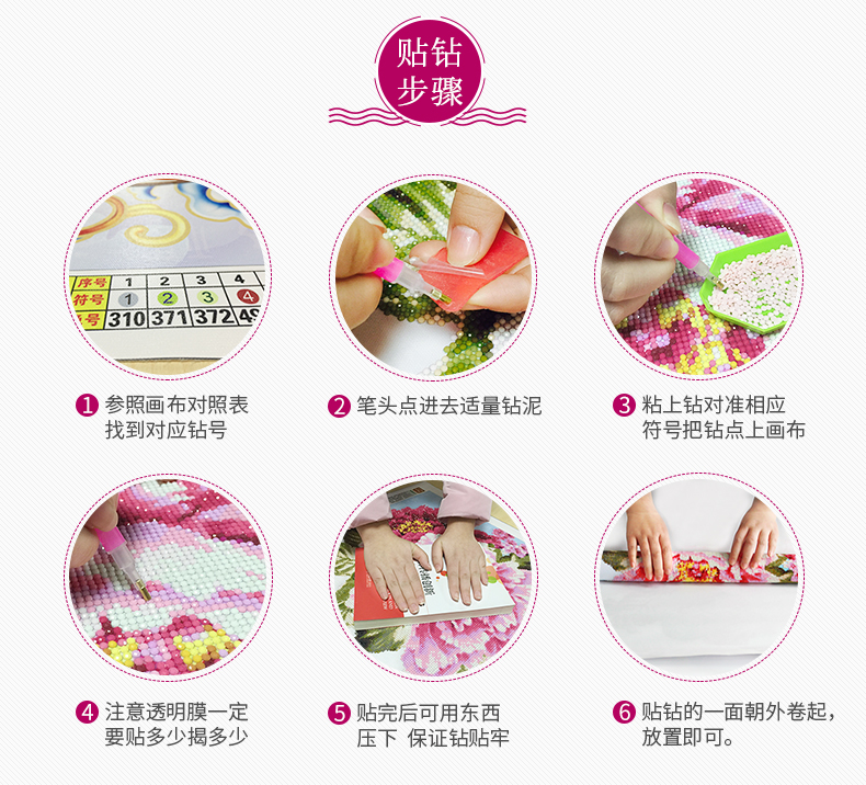 Một khâu phòng ngủ nhỏ hoa tươi đơn giản loạt thêu 5d kim cương dán sơn phòng khách nhà hàng tối giản hiện đại - Công cụ & phụ kiện Cross-stitch kéo cắt chỉ