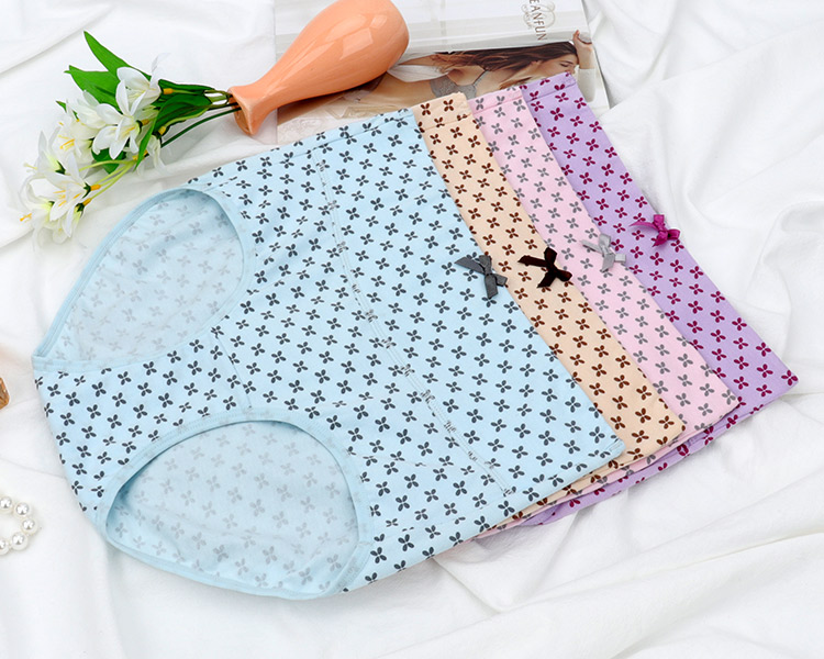 Butterfly Ann Quần Nữ Cotton Cotton Cao Eo Bụng Hông Boxer Phụ Nữ Đồ lót Mềm Đếm Mùa hè Chính hãng đồ lót xuất khẩu