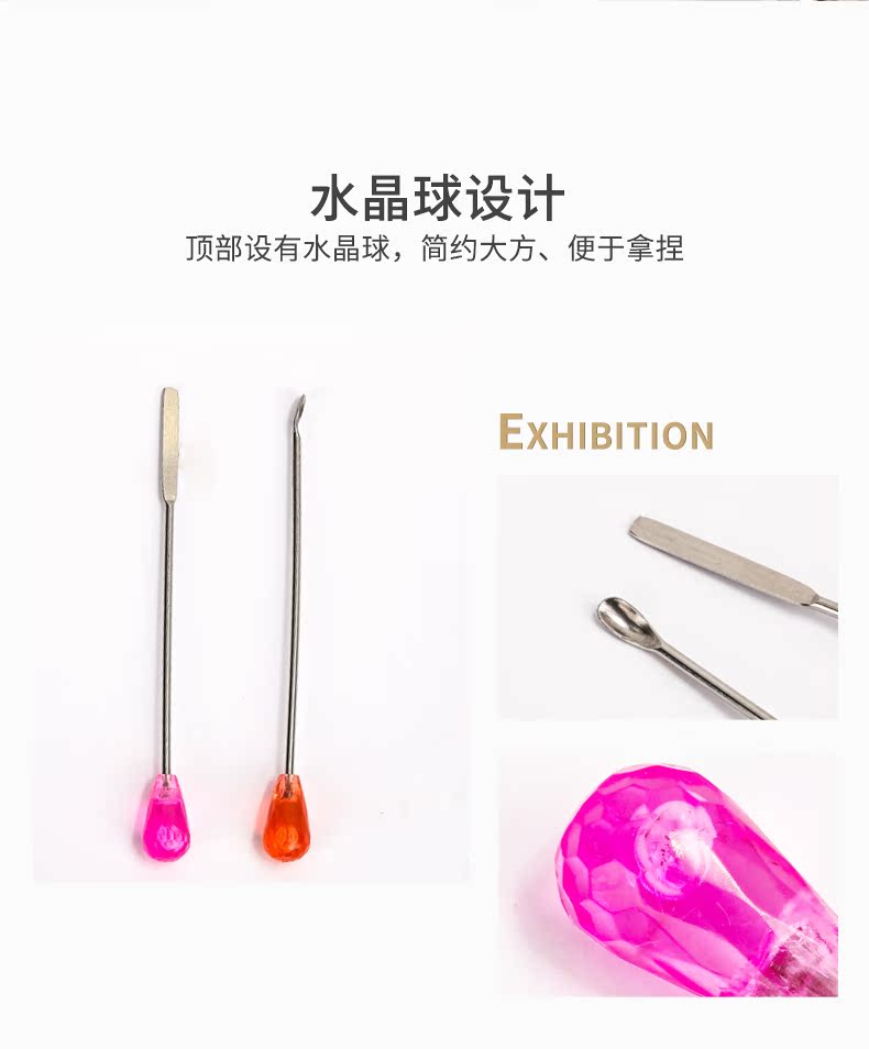 Zhenghetang hình xăm bán vĩnh viễn khuấy dính bột màu đen thìa lông mày làm đẹp dòng màu lông mày bột màu cung cấp dụng cụ - Các công cụ làm đẹp khác mi giả 3d