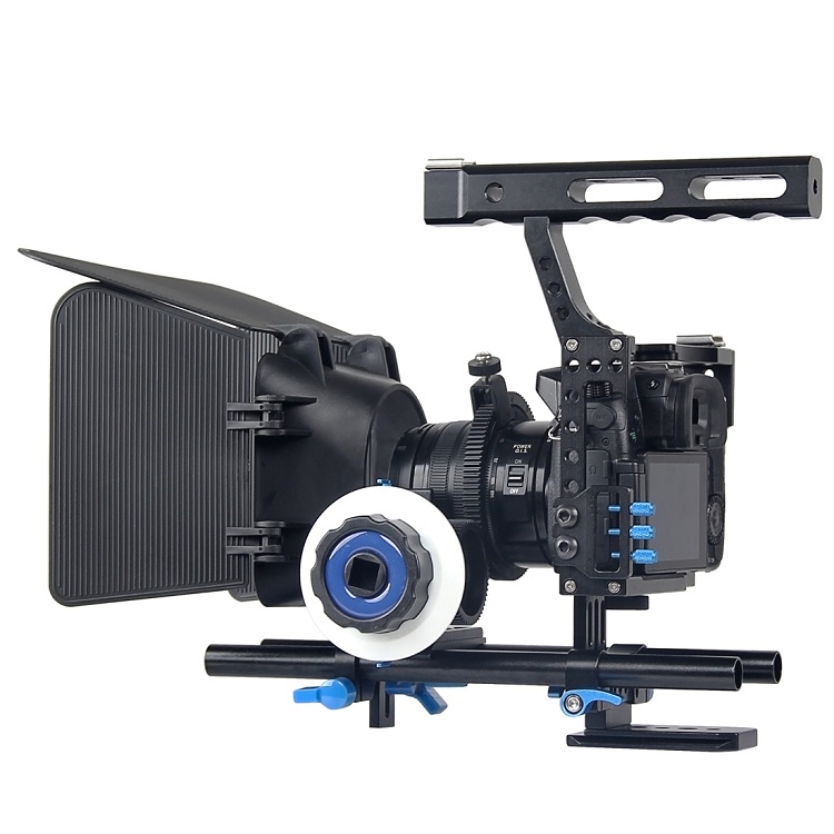 Phụ kiện máy ảnh Wolf King SLR Lồng thỏ A7S / GH4 chuyên nghiệp với bộ phụ kiện tiêu điểm