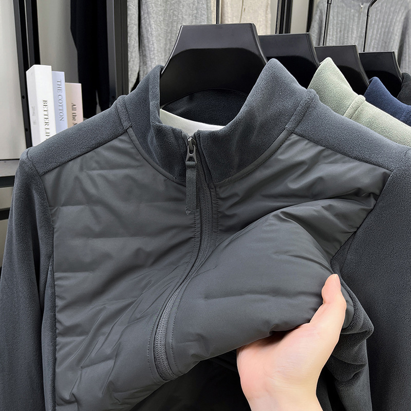 Jiangxi Qingyuncheng Lightweight down Jacket Autumn and Winter Men's down Jacket Stand Collar Jacket White Duck down Thickened Jiangxi Qingyuncheng Lightweight down Jacket Autumn and Winter Men's down Jacket Stand Collar Jacket White Duck down Thickened