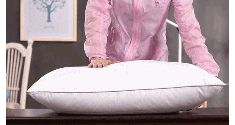Đậu đỏ nhà dệt gối mềm khách sạn năm sao gối lõi sinh viên độc thân ký túc xá gối cổ cặp đôi - Gối gối tre