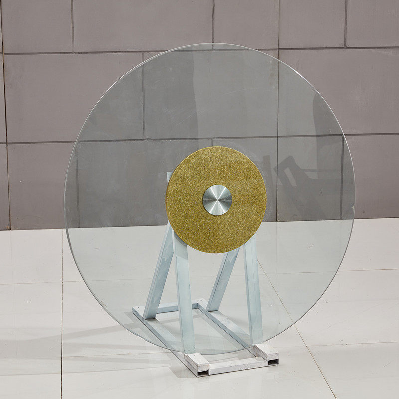 Table Tempered Glass Turntable Hotel Round Table Electric Glass Surface Turntable Bored Hot Pot Table Glass Turntable Set