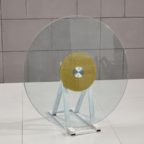 Dining table tempered glass turntable Hotel round table electric glass surface turntable opening hot pot table glass turntable custom