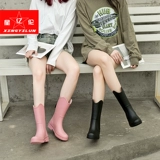 星亿伦 Модная комфортная обувь, туфли, нескользящие флисовые высокие сапоги, средней длины