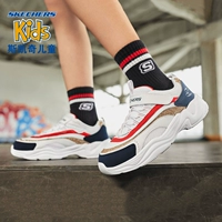 Skechers, туфли, детская спортивная обувь на липучке, повседневная обувь для отдыха, осенние